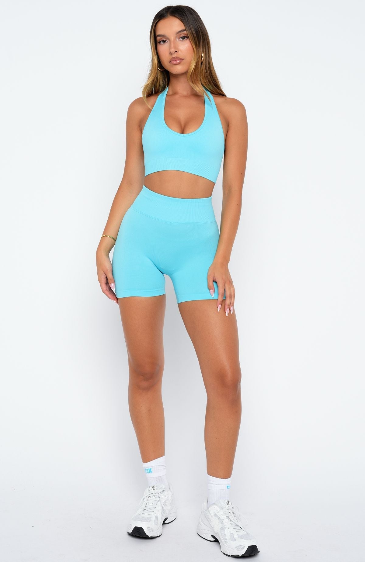 Zoom Seamless Shorts Azure