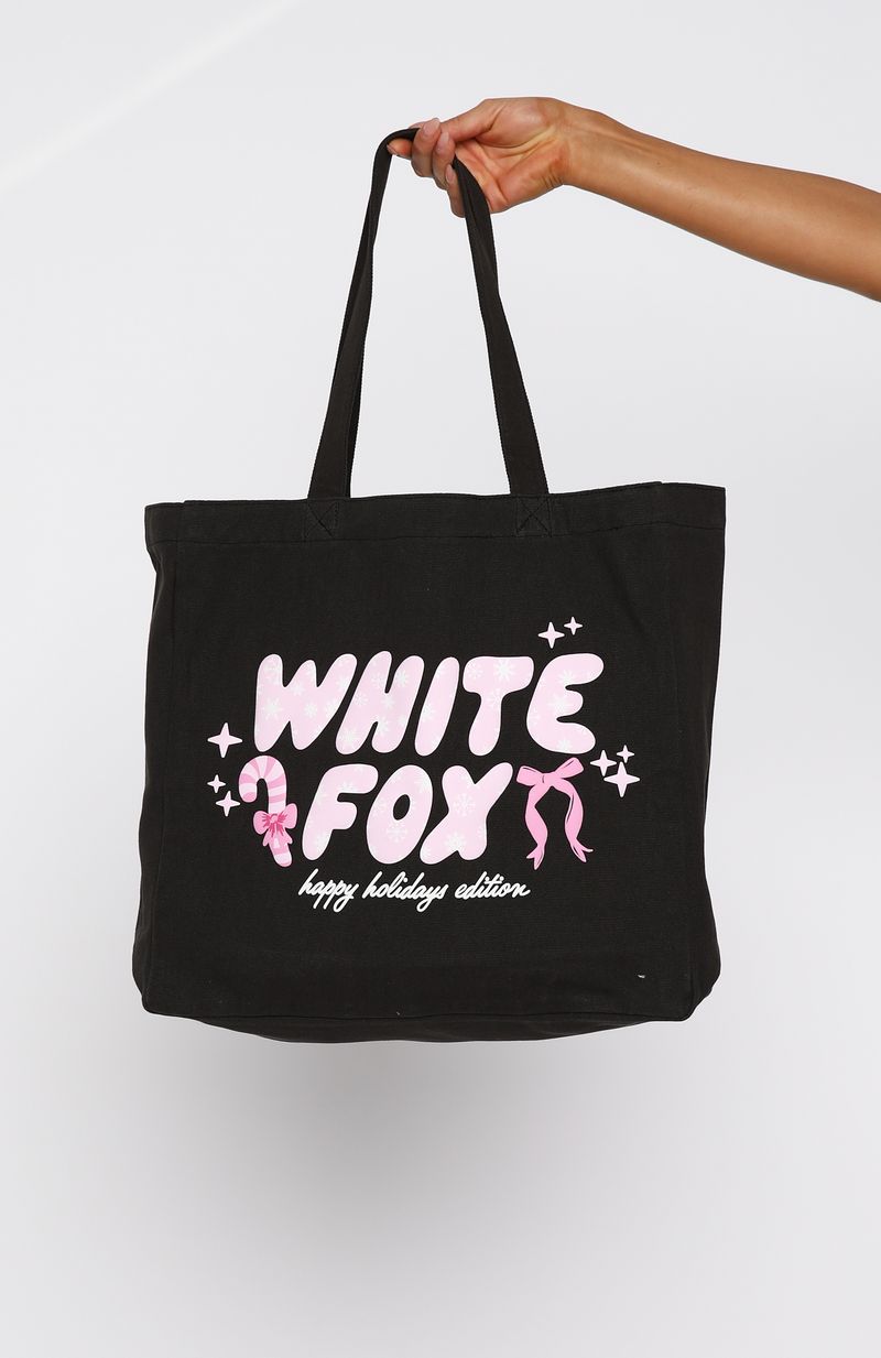 Christmas Feeling Tote Bag Charcoal