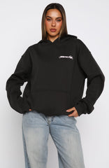 Christmas Feeling Oversized Hoodie Charcoal