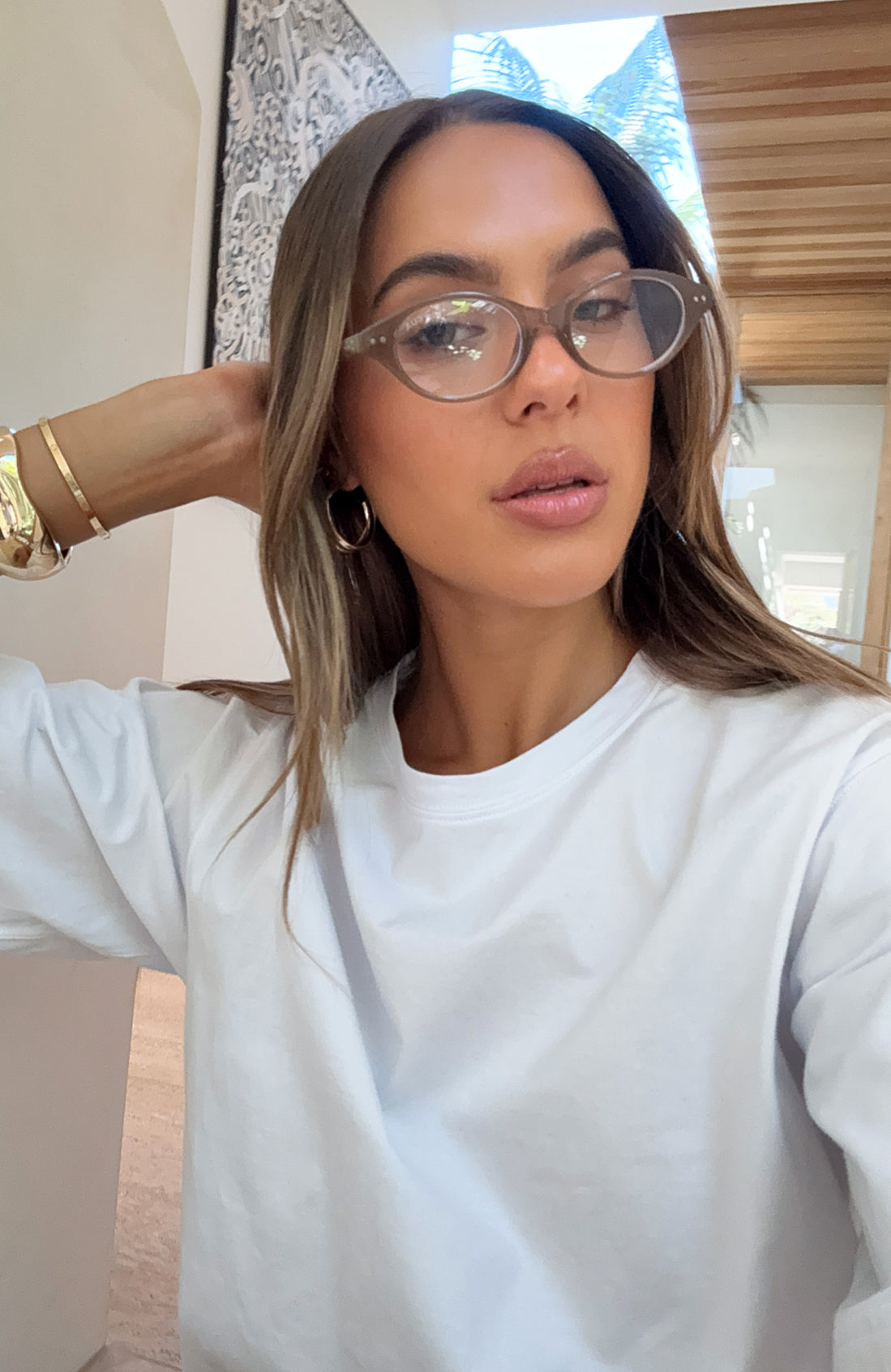 Rayne Blue Light Glasses Biscuit