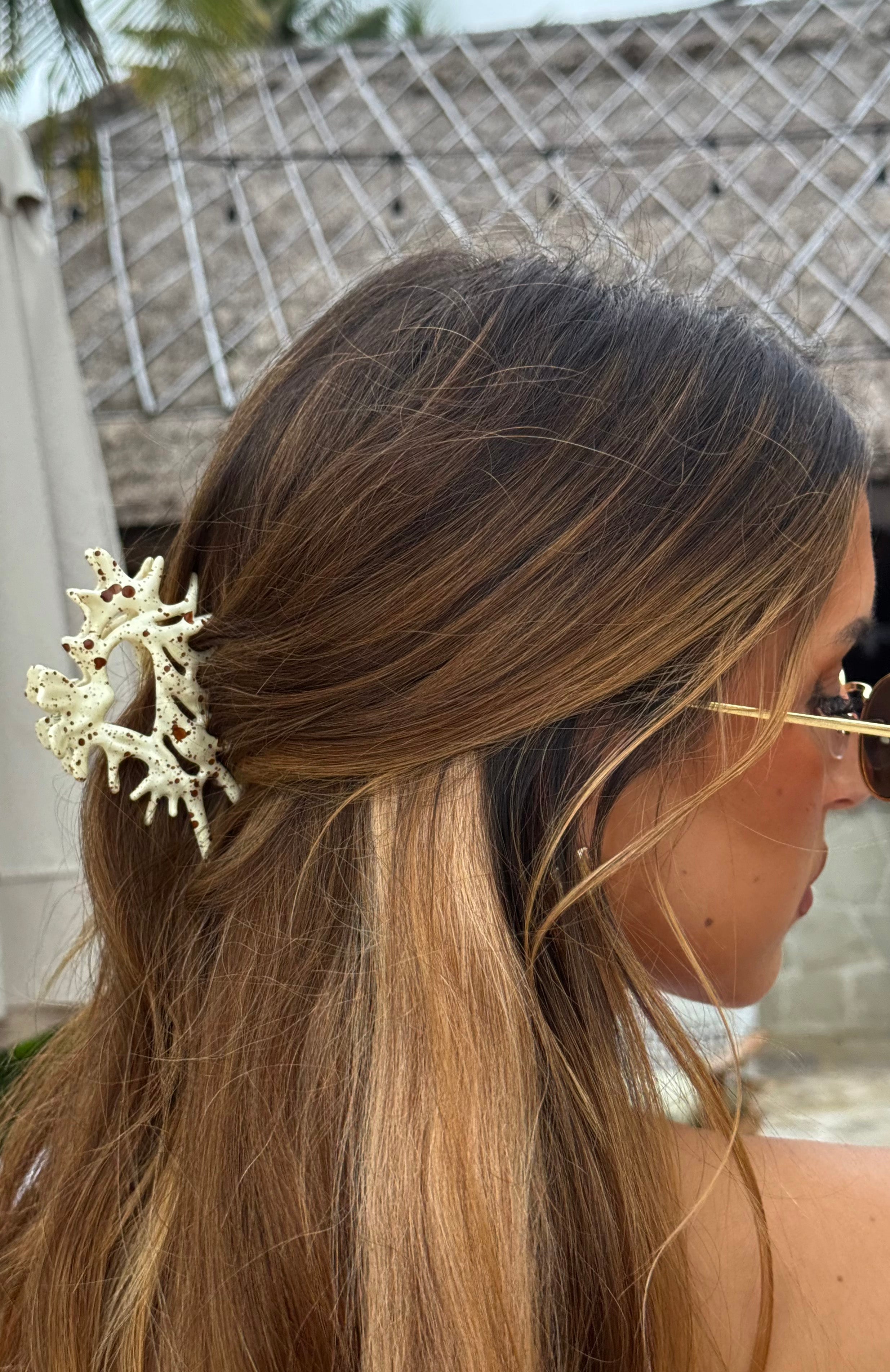 Gabriella Hair Clip Cream