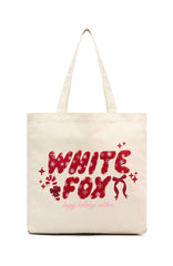 Christmas Feeling Tote Bag Cream