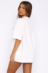 So Juicy Oversized Tee White