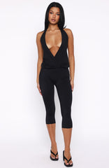 Flawlessly Lost Jumpsuit Black