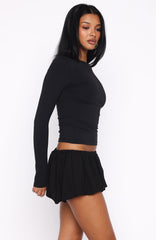 Sunkissed Memories Mini Skort Black
