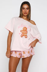 Sweetheart Pyjama Short Gingerbread Twist