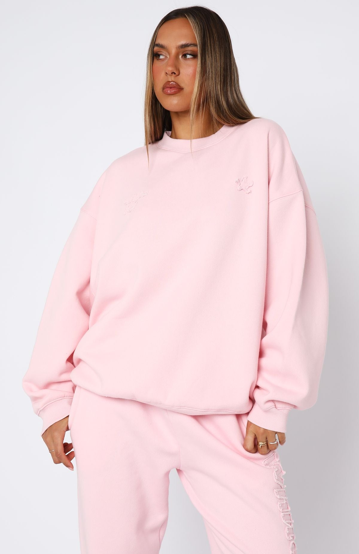 From The Archives Lexi Oversized Sweater Pink