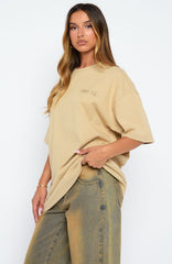 Creative Studios Oversized Tee Oatmeal