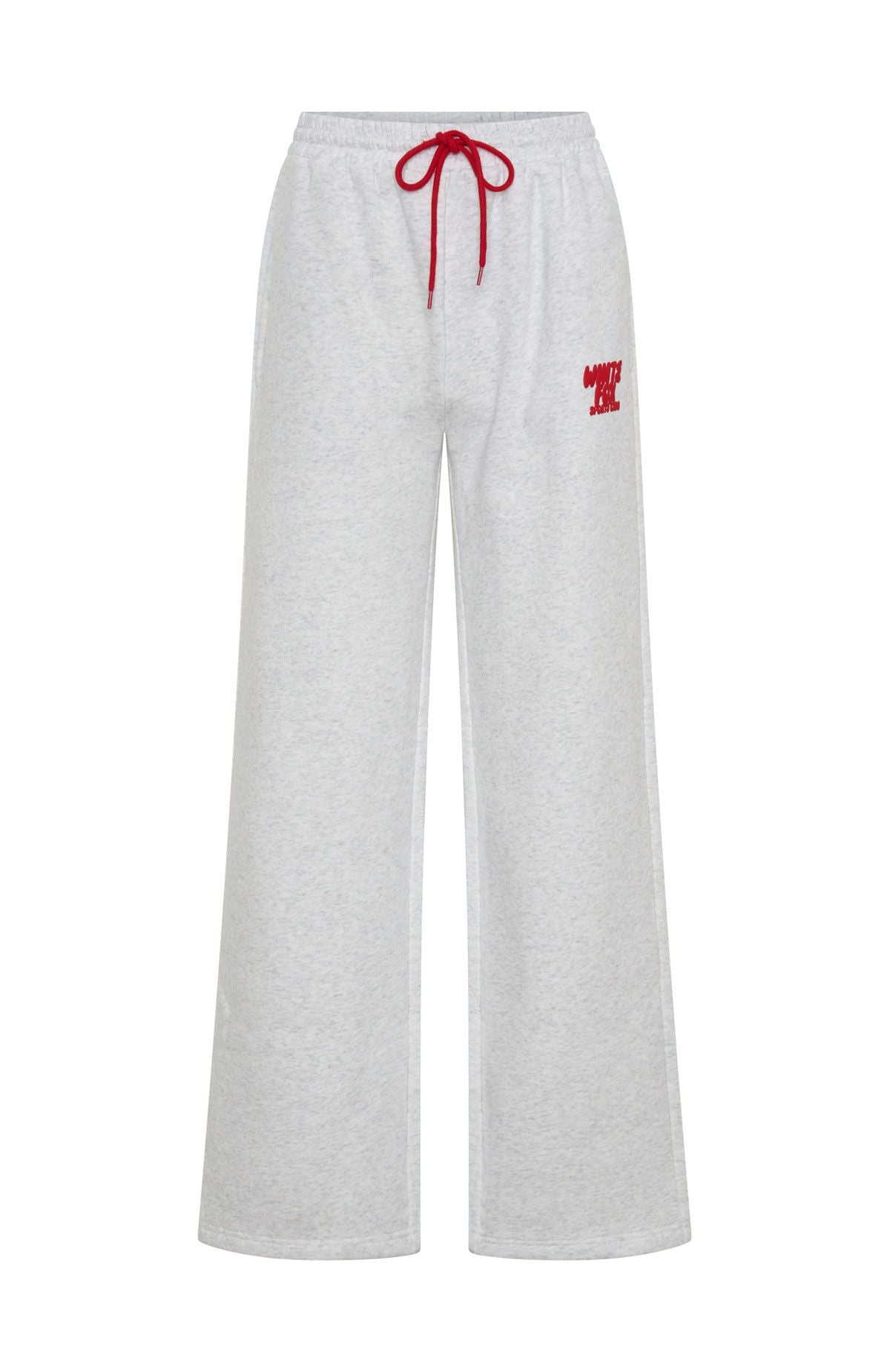 Club 14 Allie Wide Leg Sweatpants Grey Marle