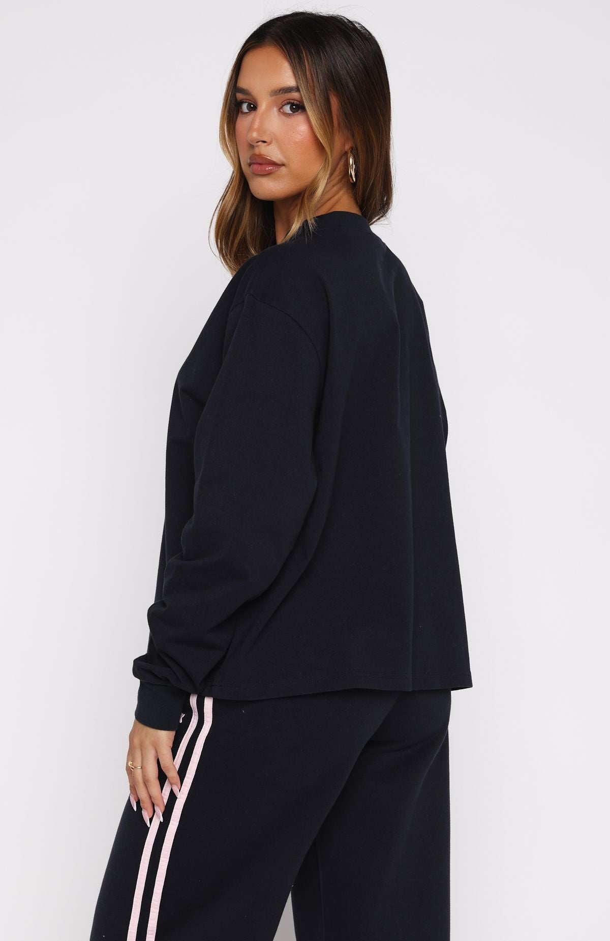 Lucky Thirteen Charise Long Sleeve Tee Navy