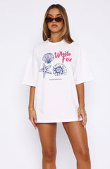 Pick Up Shells Oversized Tee White