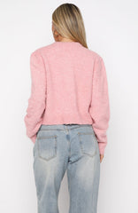 Layer Of Love Knit Cardigan Dusty Pink