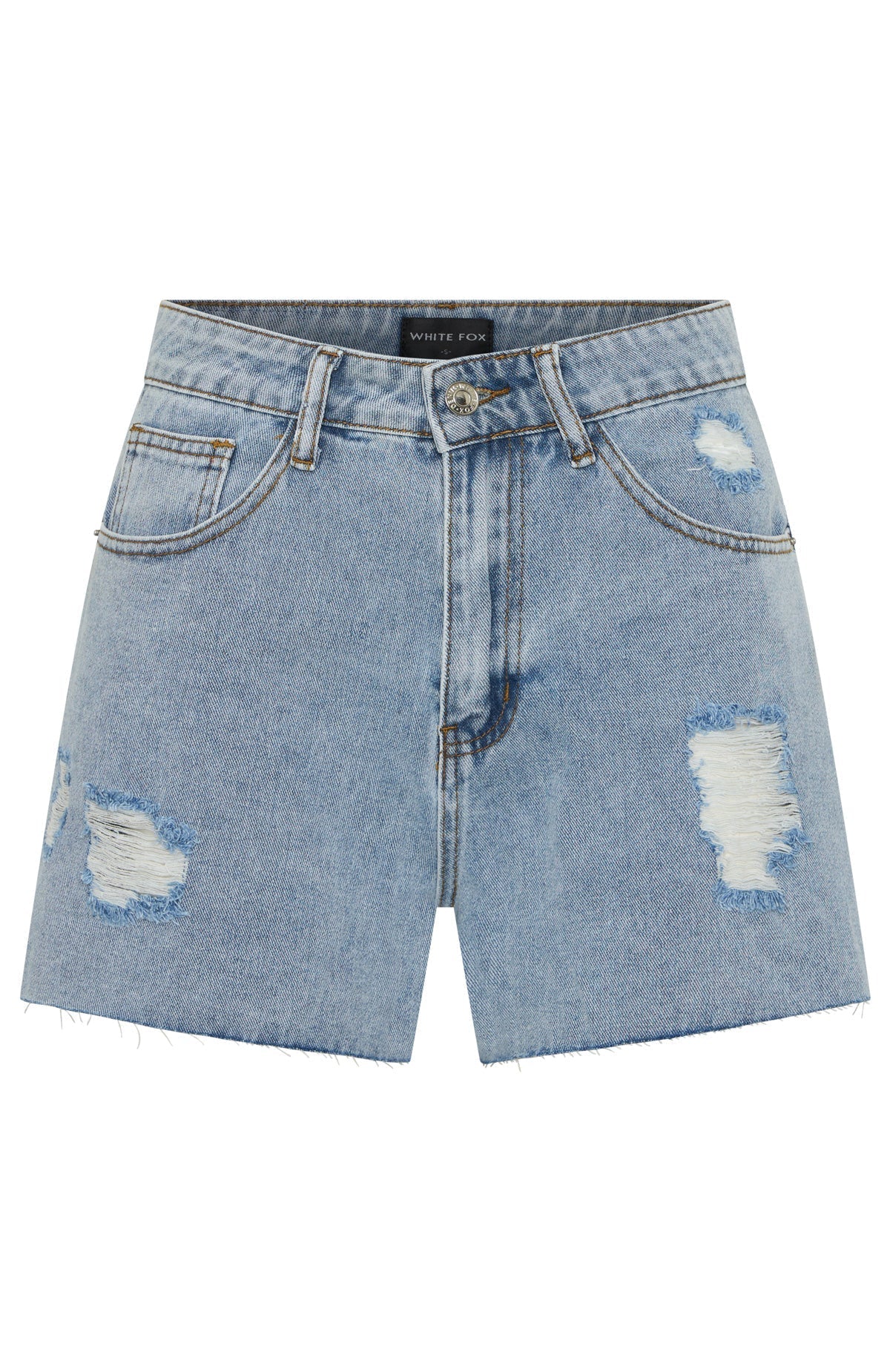 Vera Denim Shorts Light Blue
