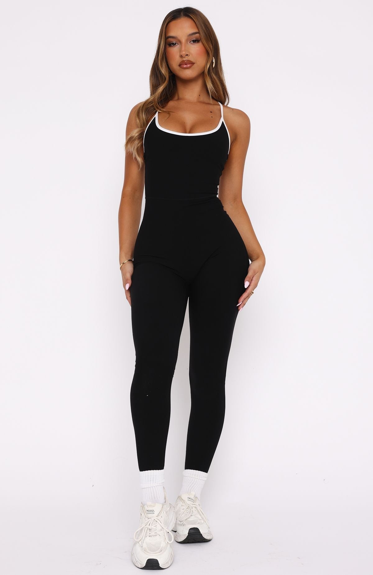 Hero Jumpsuit Black /White