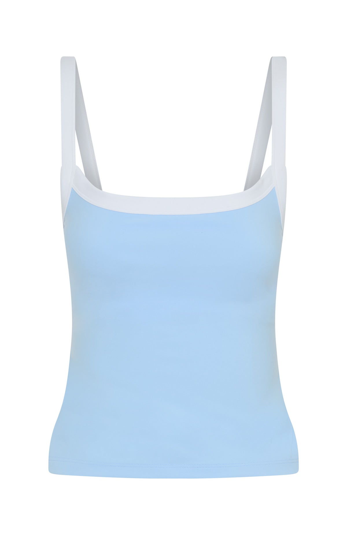 Now's The Time Active Tank Baby Blue/White