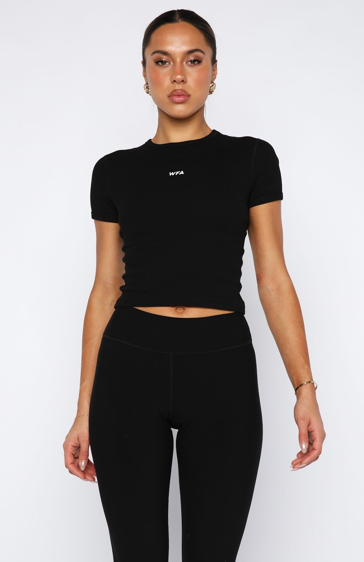Vortex Rib Tee Black