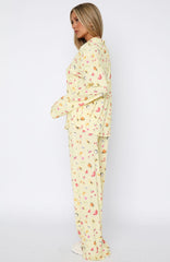 Pillow Talk Printed Long Sleeve Pyjama Set Fruit Salad