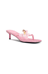 Rhea Orchid Thong Mules Pink