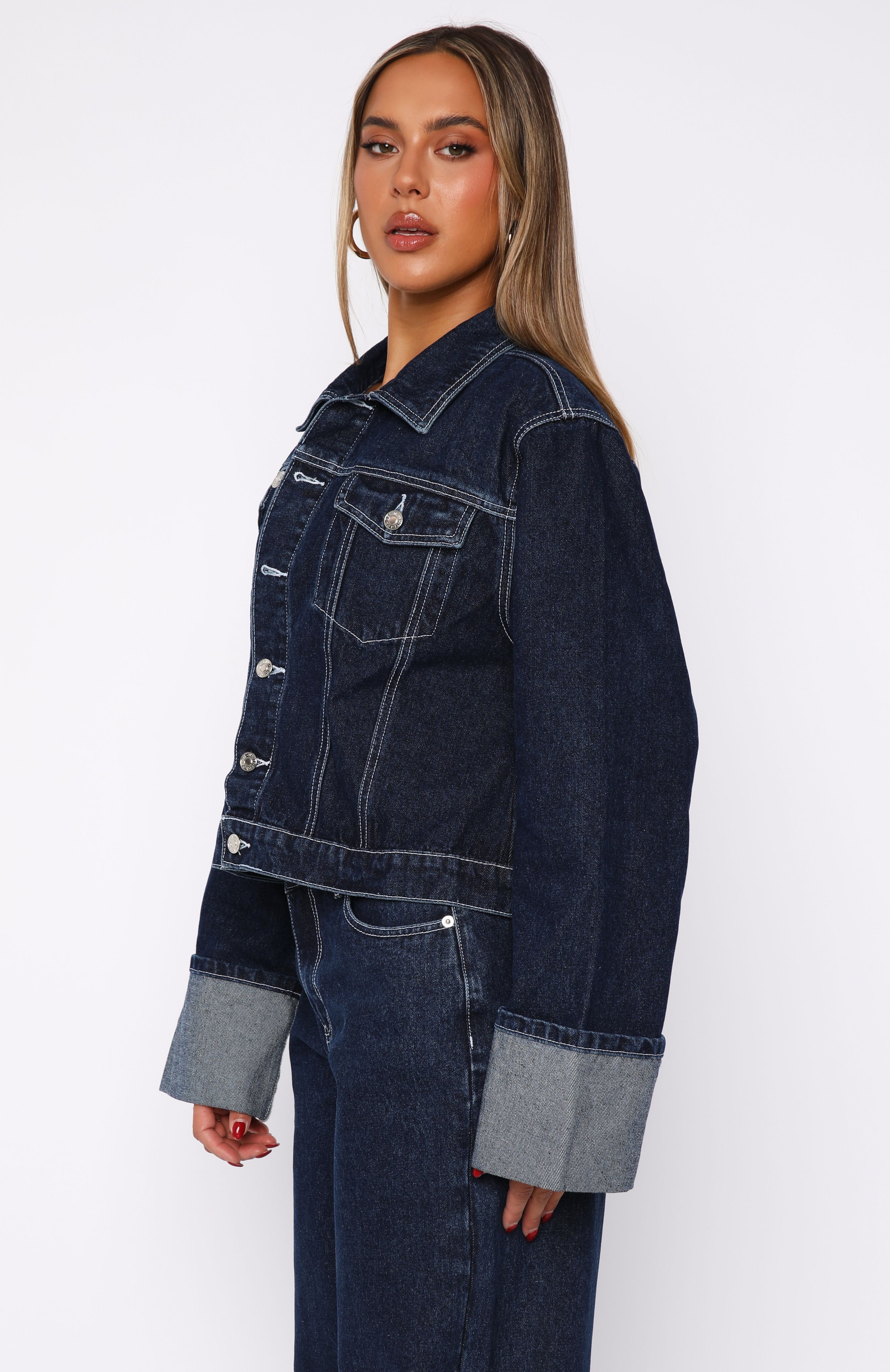 Charlotte Denim Jacket Dark Indigo