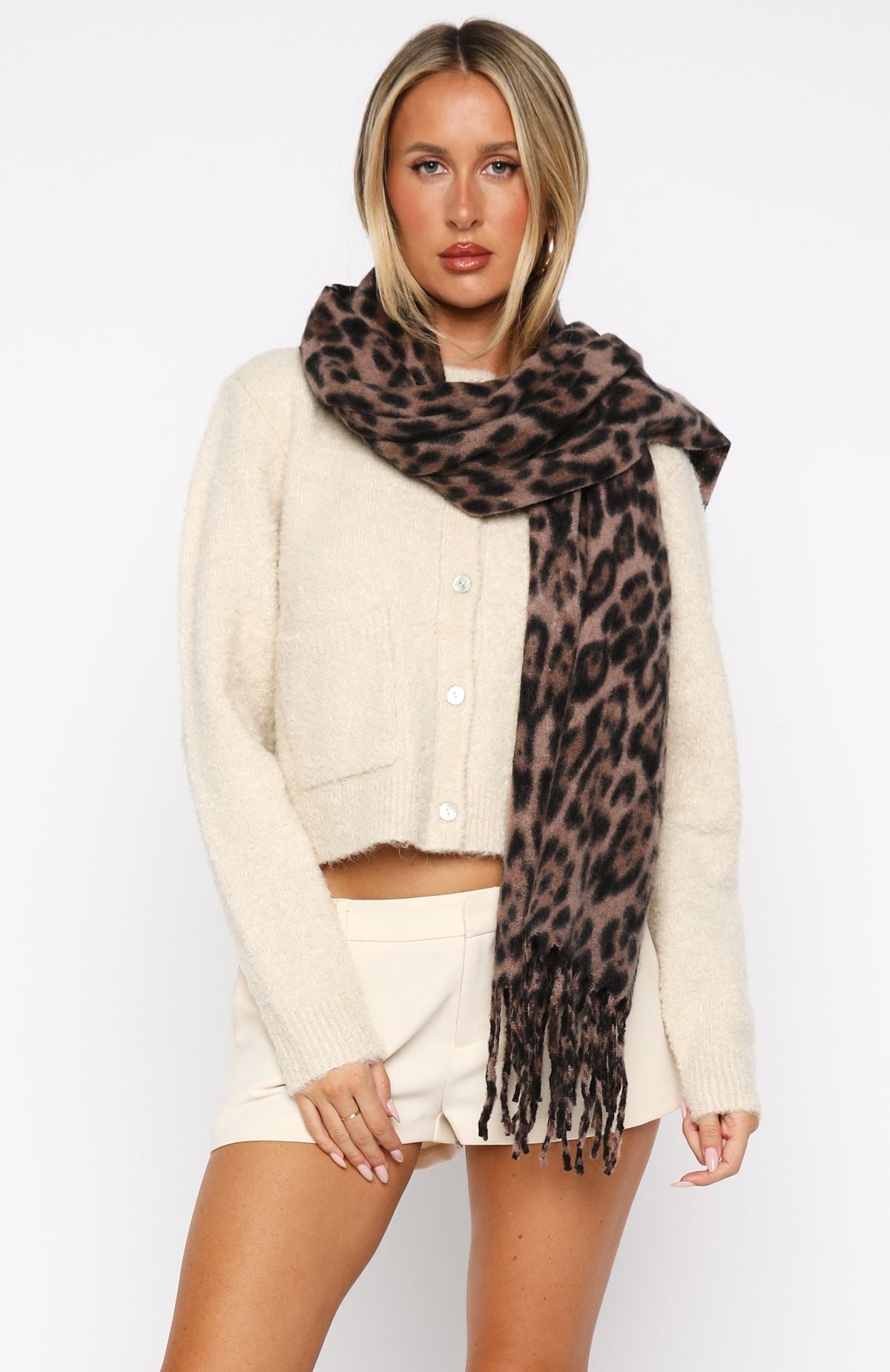 Blaise Scarf Leopard