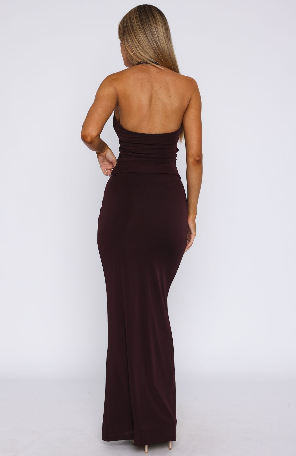 Forever And Ever Maxi Skirt Plum