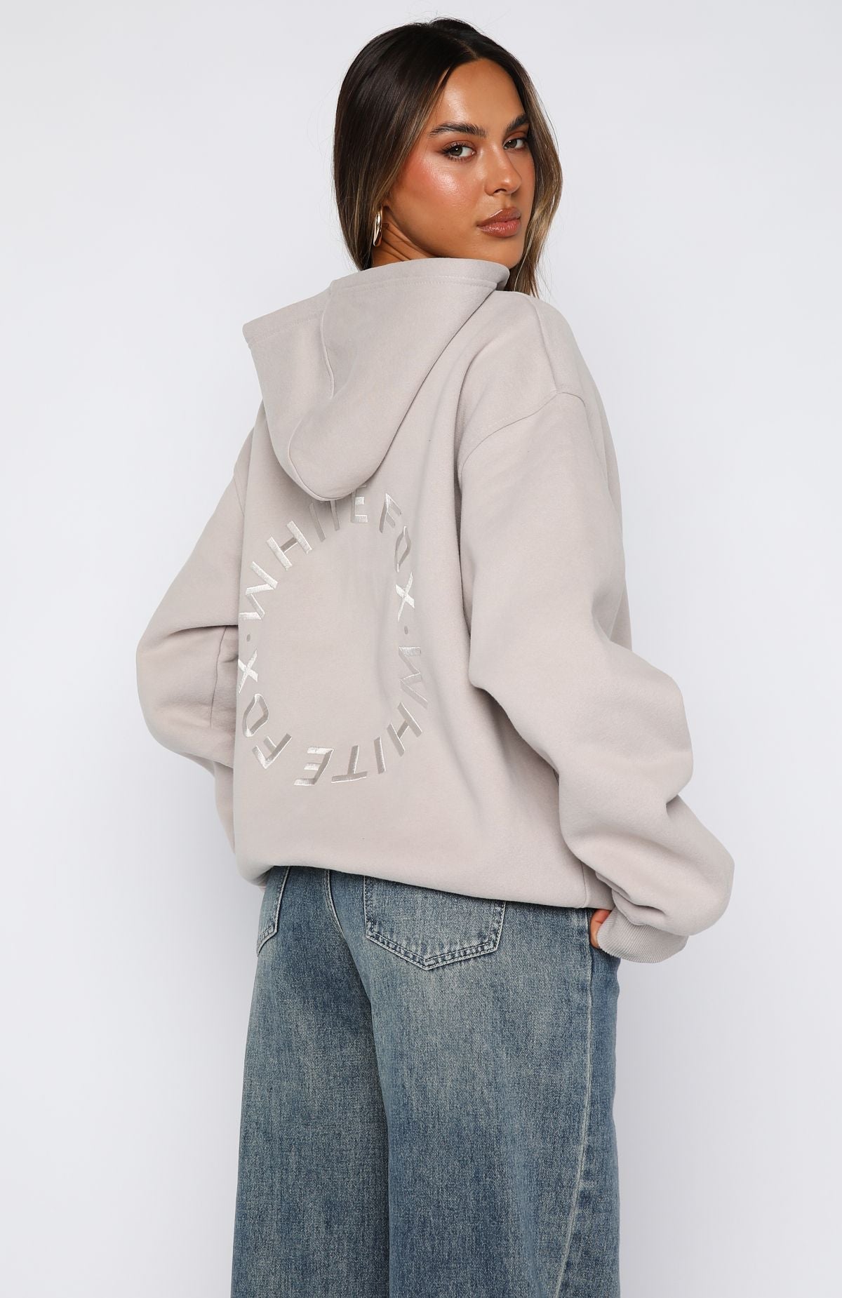 Stay Lifted Oversized Hoodie Moon