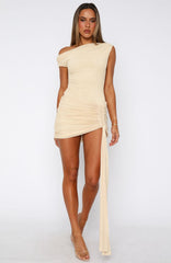 Make Them Jealous Mini Dress Butter