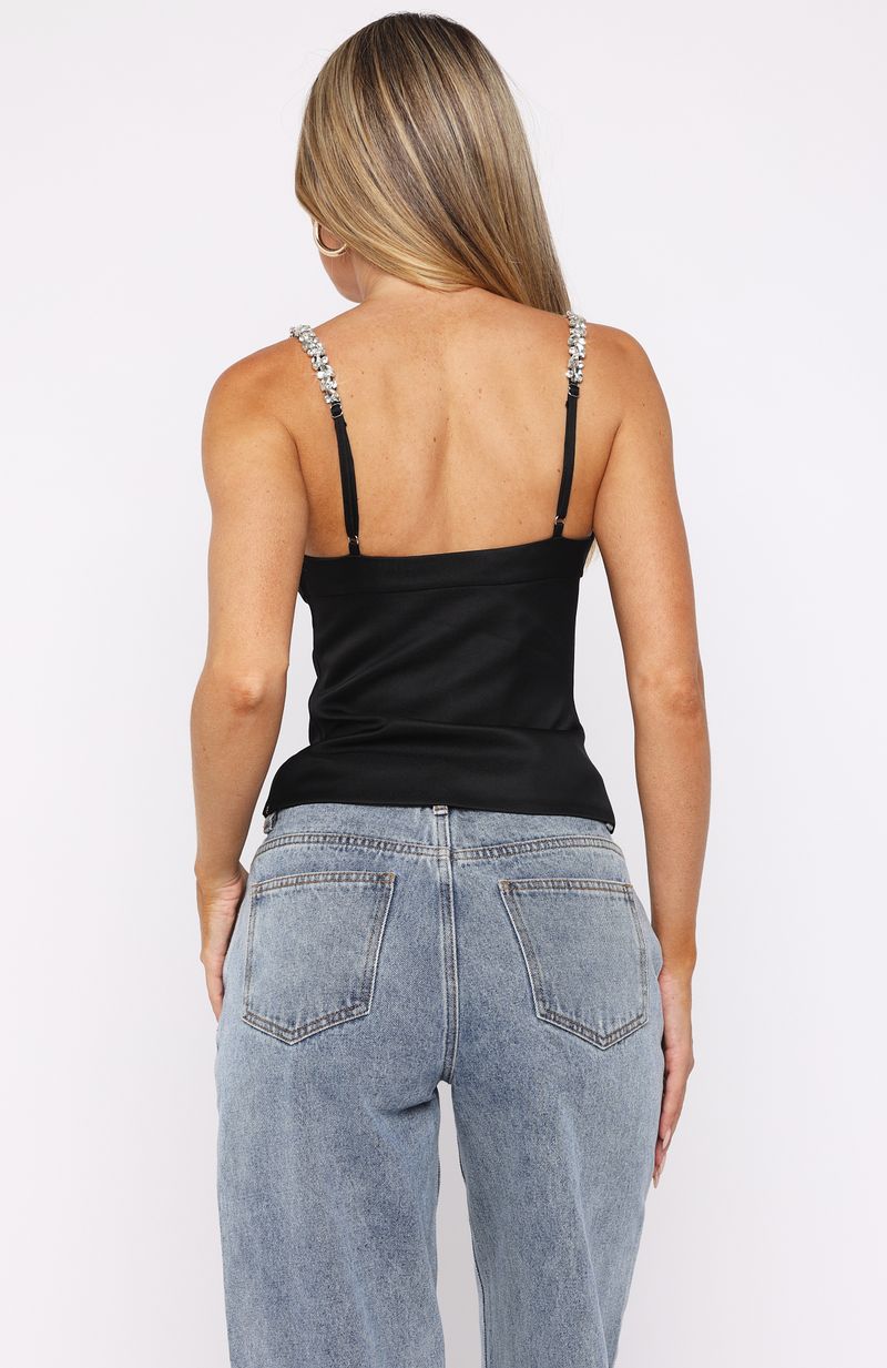 Veiled Passion Bustier Black
