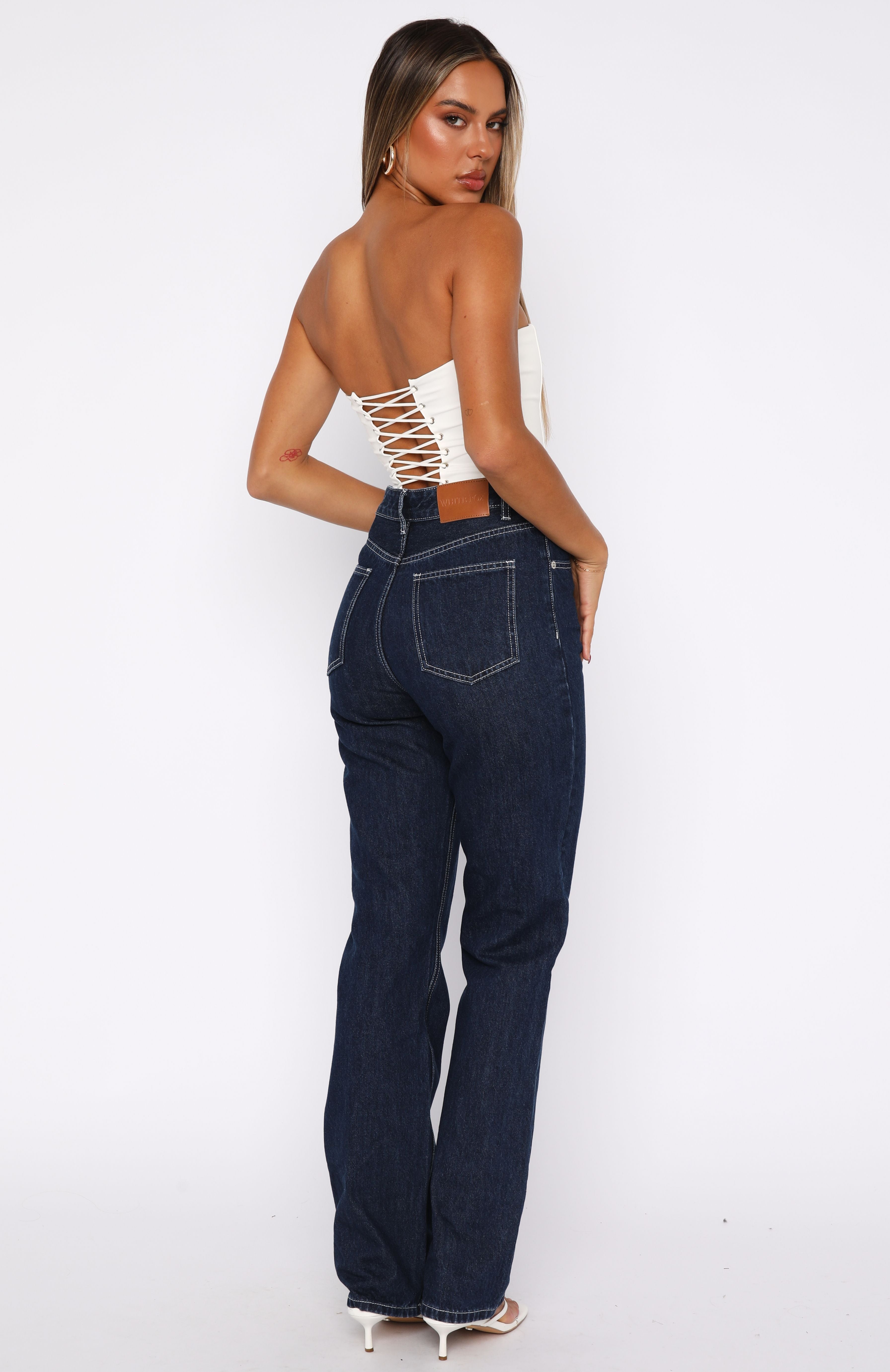 Millie High Rise Bootleg Jeans Dark Indigo