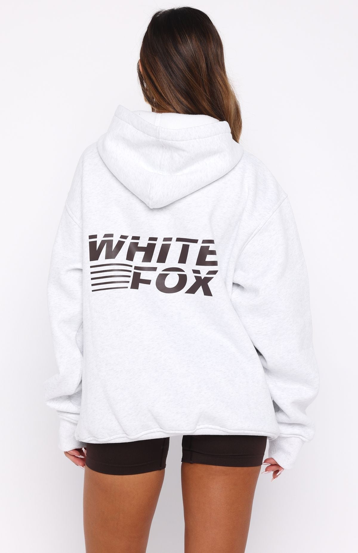 Name Of The Game Oversized Hoodie Grey Marle