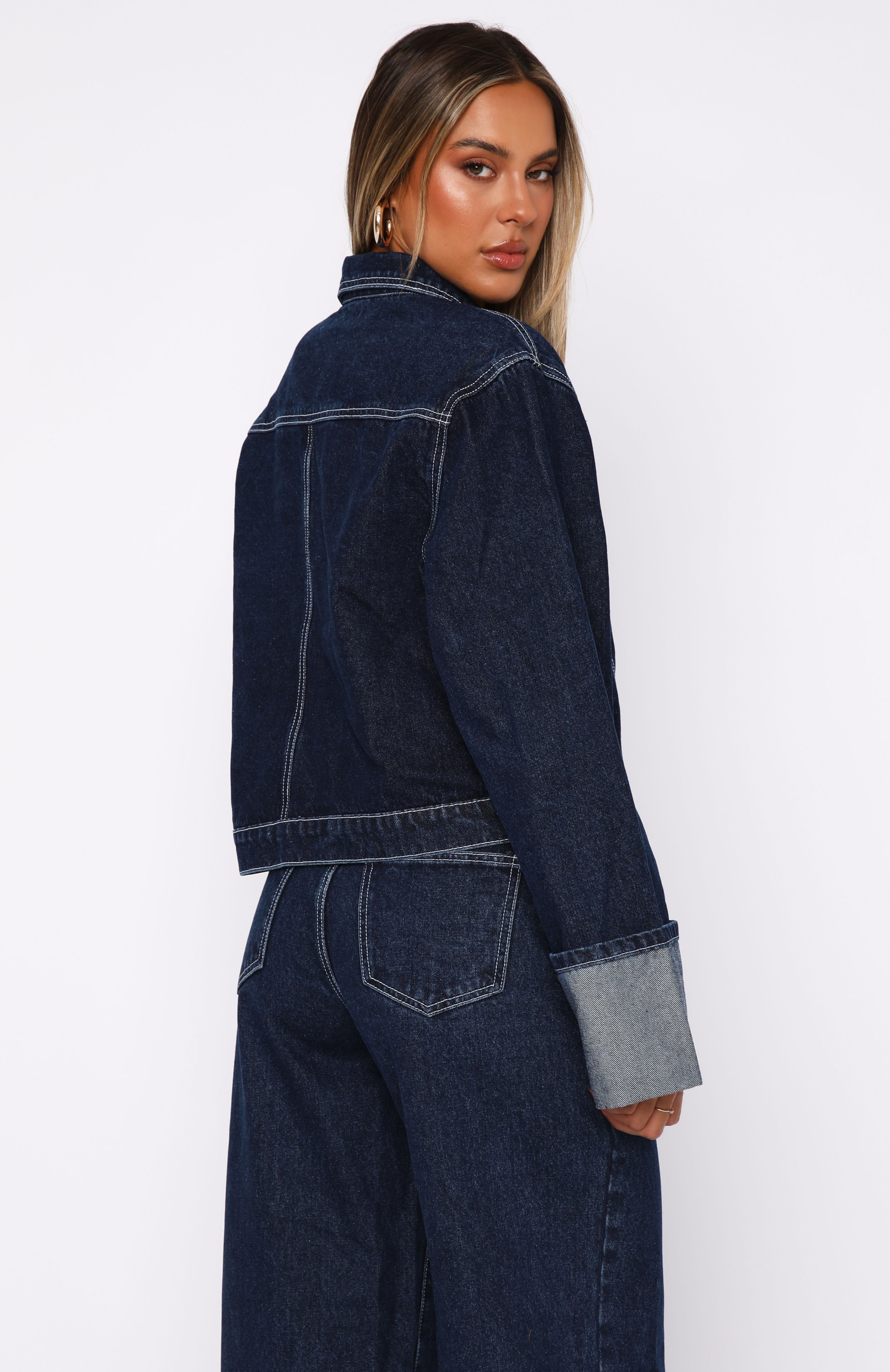 Charlotte Denim Jacket Dark Indigo