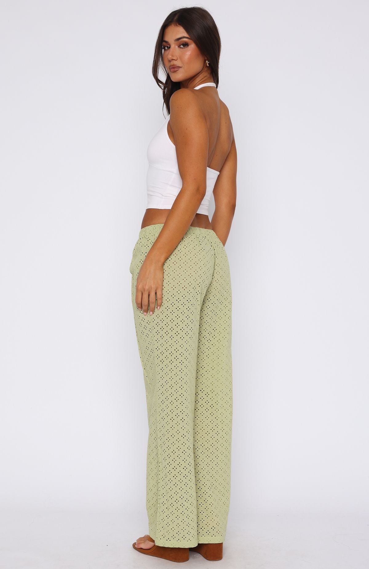Lost For A While Pants Olive