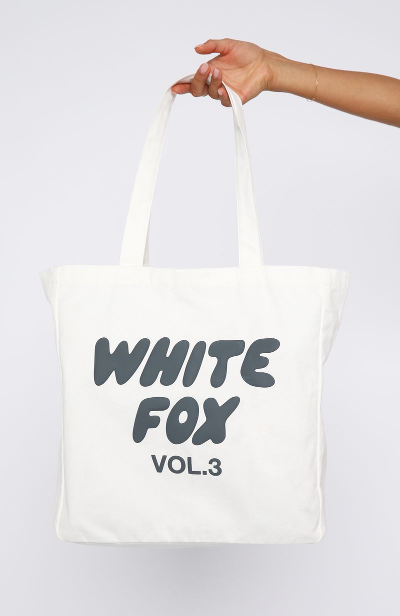 Offstage Tote Bag White/Charcoal