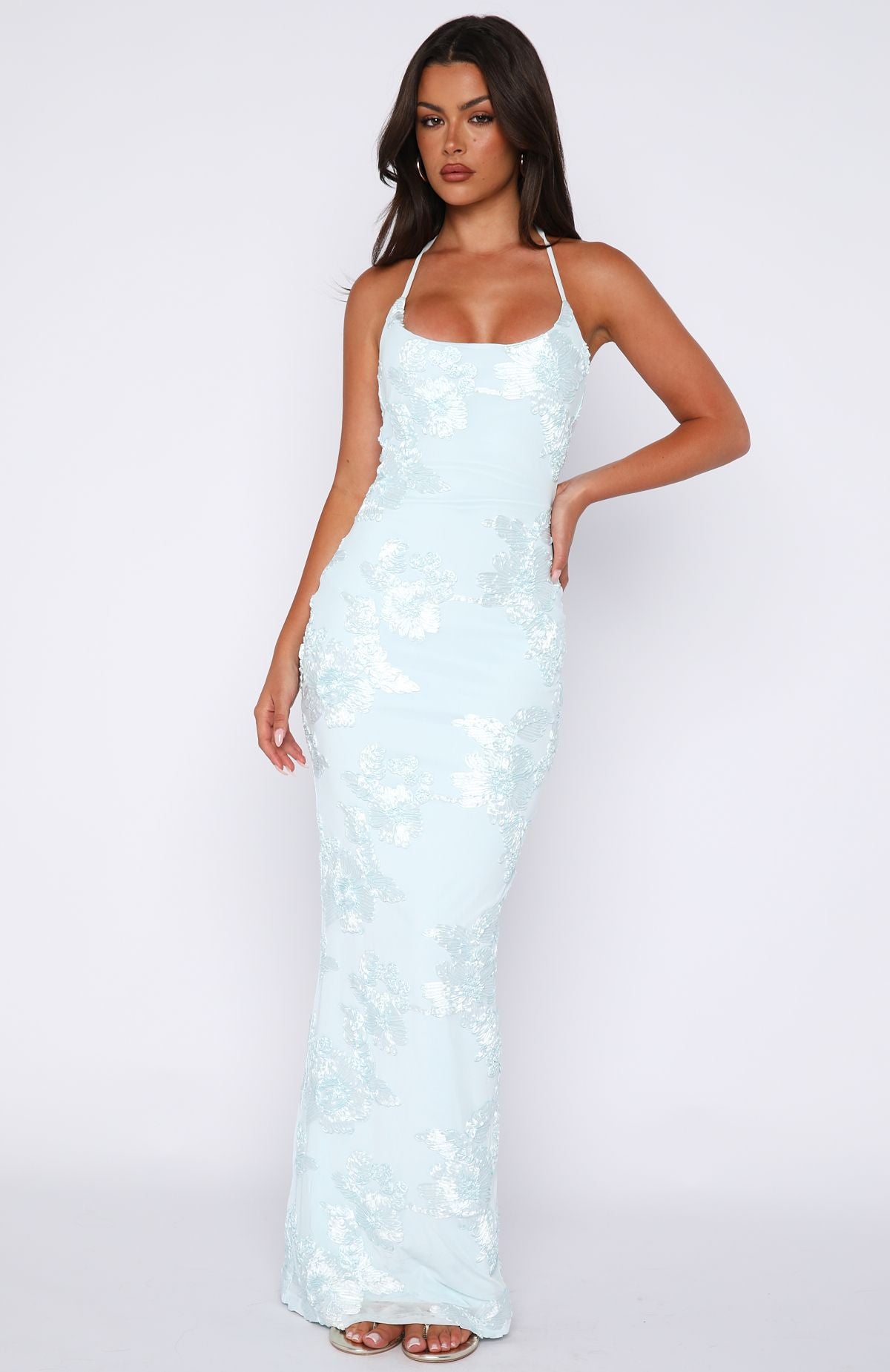 Summer Ready Maxi Dress Baby Blue