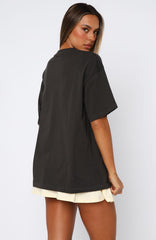 From The Archives Charli Oversized Tee Charcoal