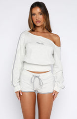 High Roller Shorts Grey Marle