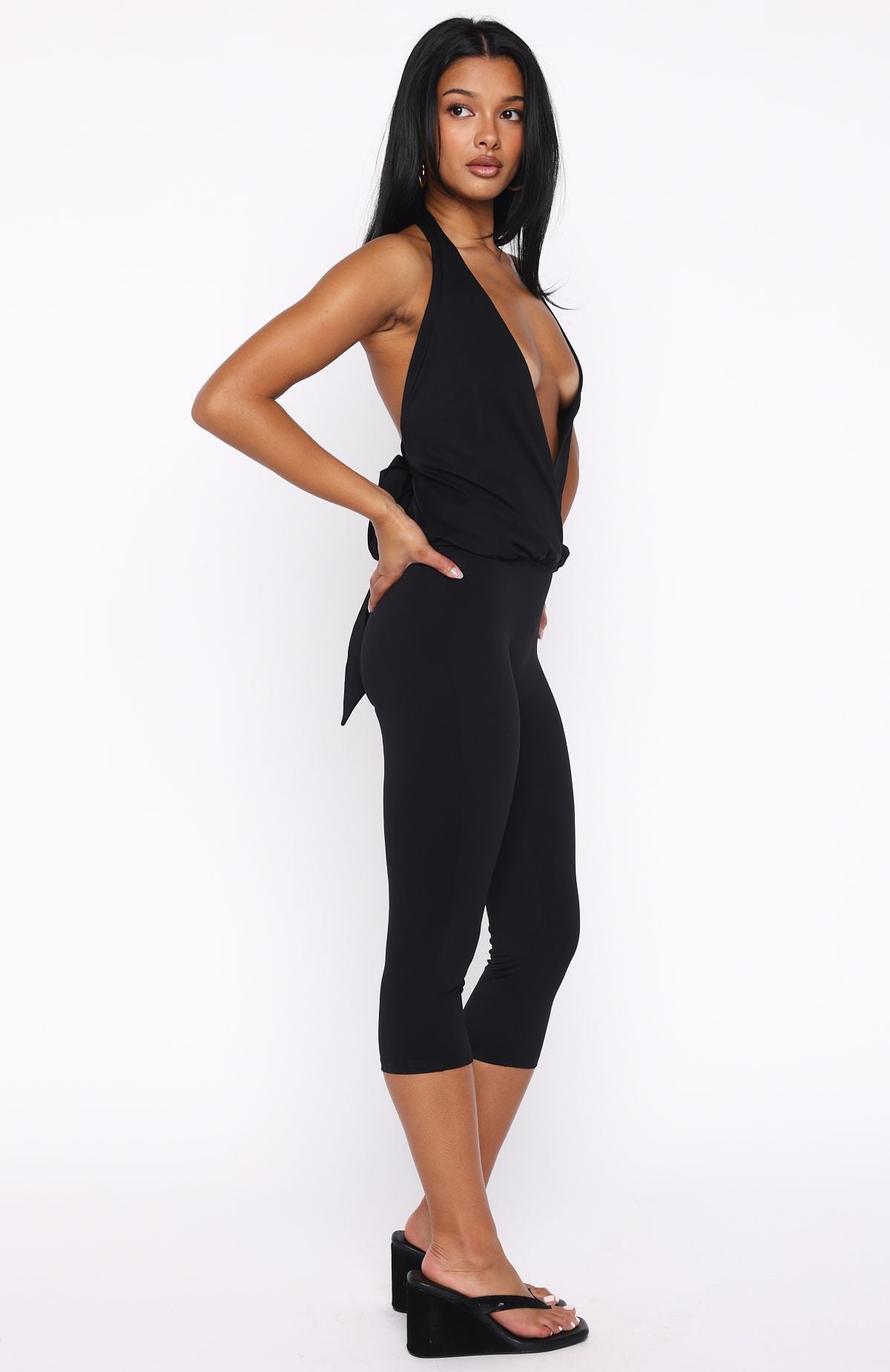Flawlessly Lost Jumpsuit Black