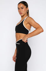 Mindset Sports Bra Black/White