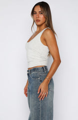 Members Only Tank Top Grey Marle