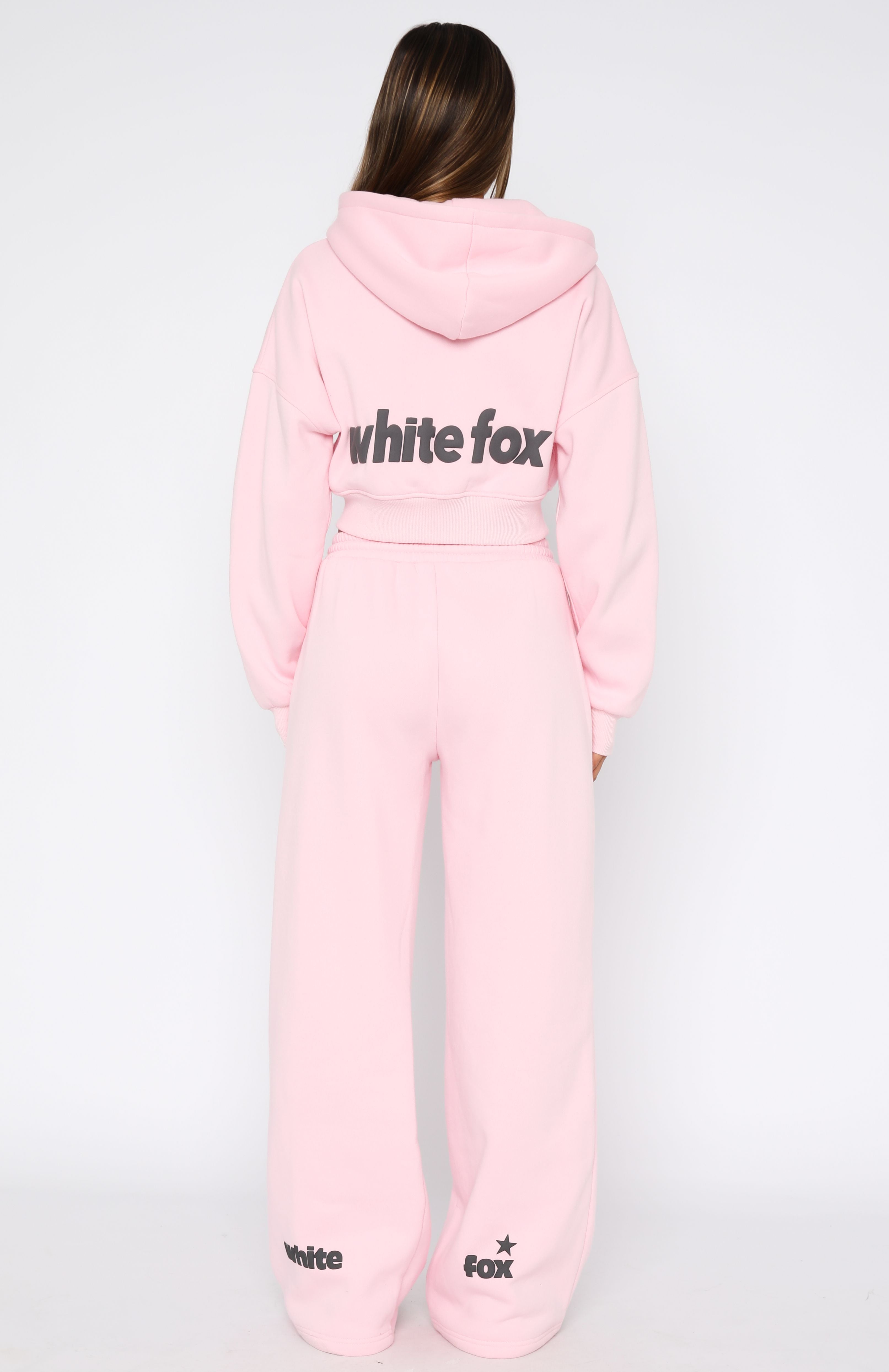 From The Archives Charli Wide Leg Sweatpants Pink