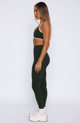 Go Getter High Waisted Leggings Forest