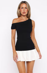 On My Terms Mini Dress Black