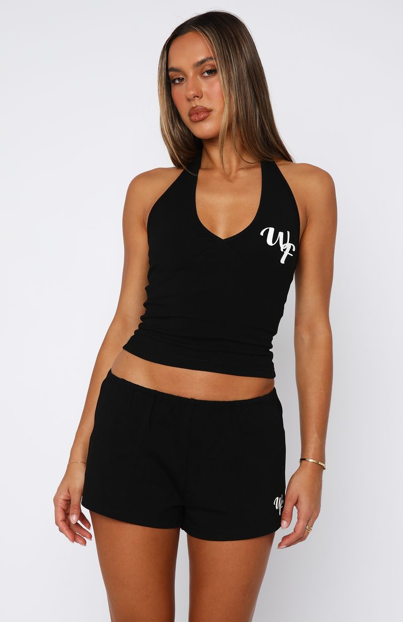 Made Me Better Top Black