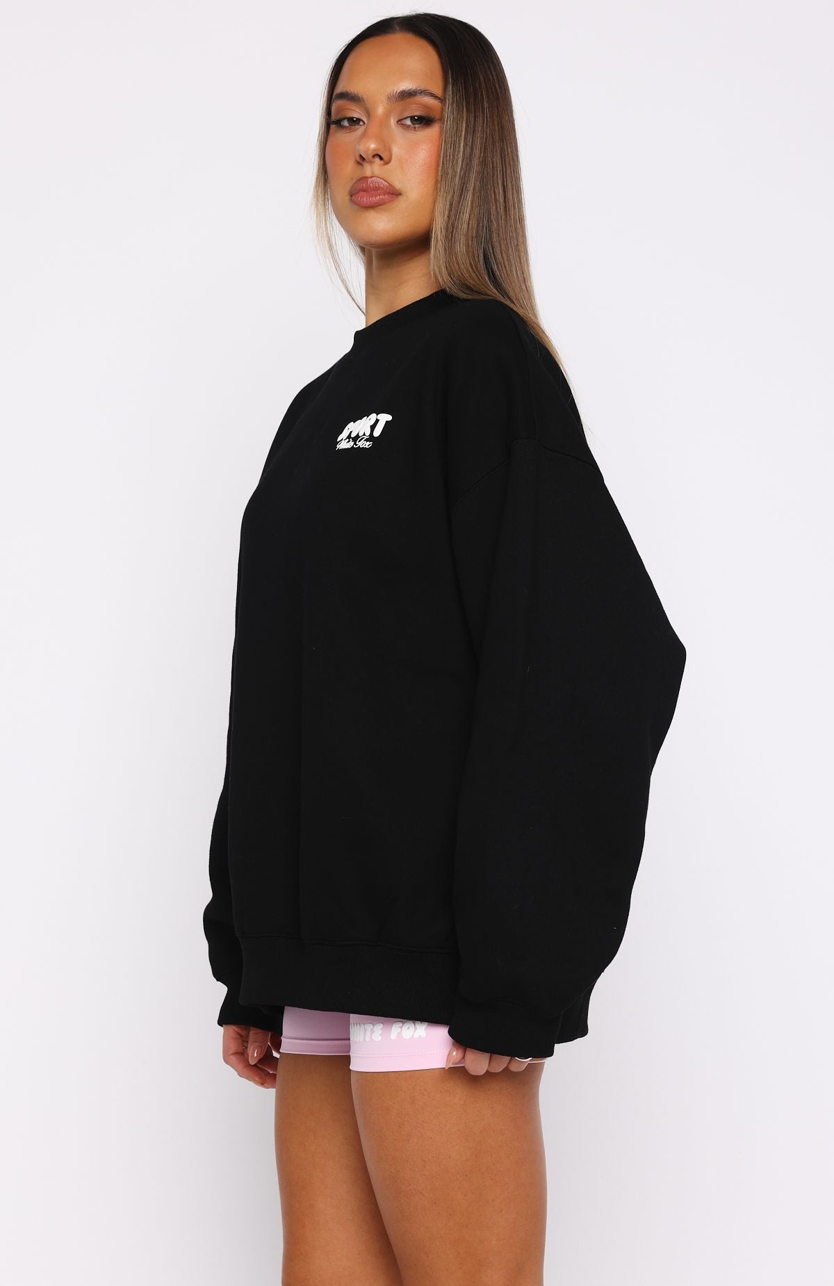 Club 14 Peyton Oversized Sweater Black