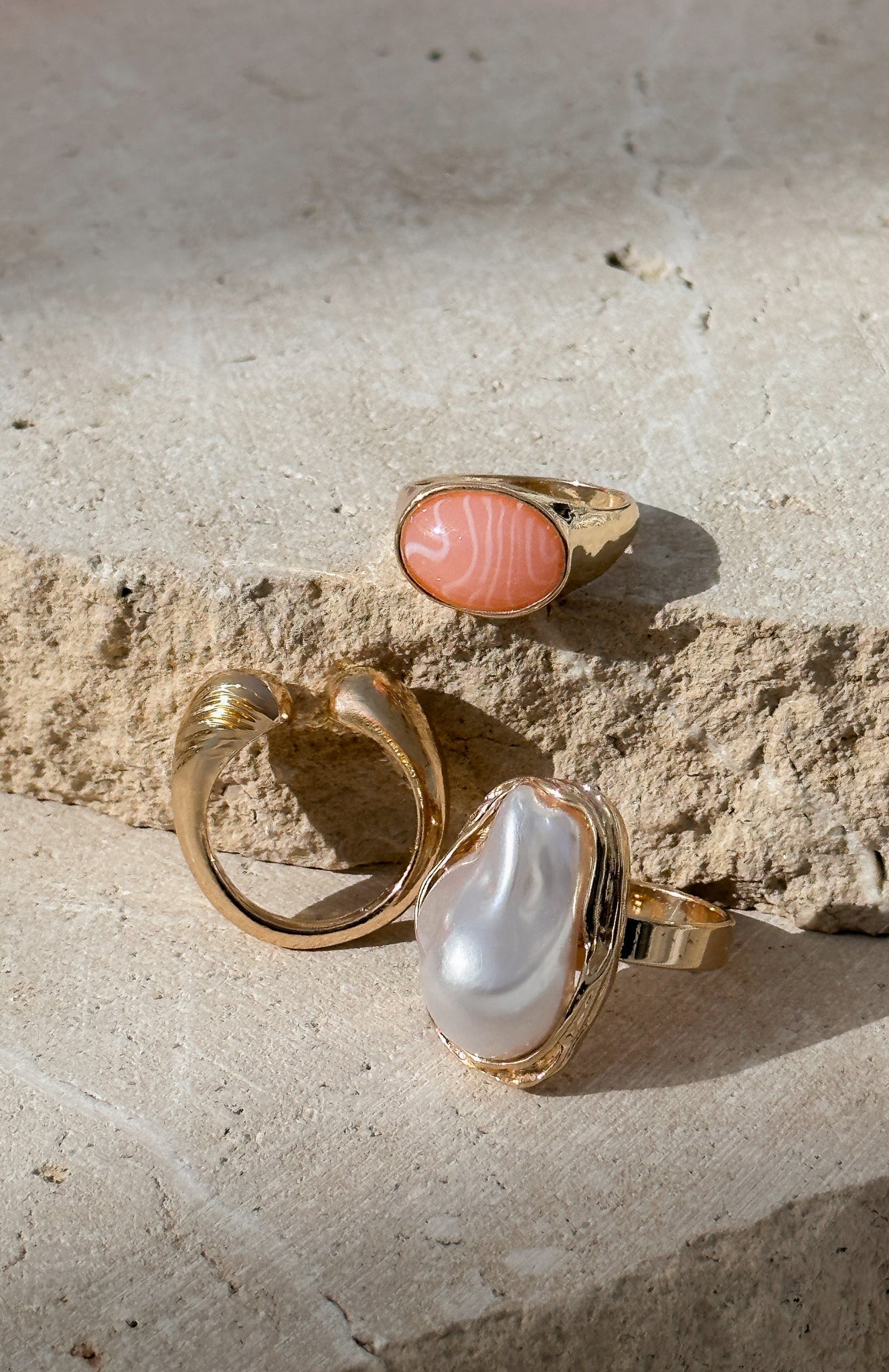 Anita Ring Set Gold