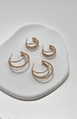 Bridget Earring Set Gold