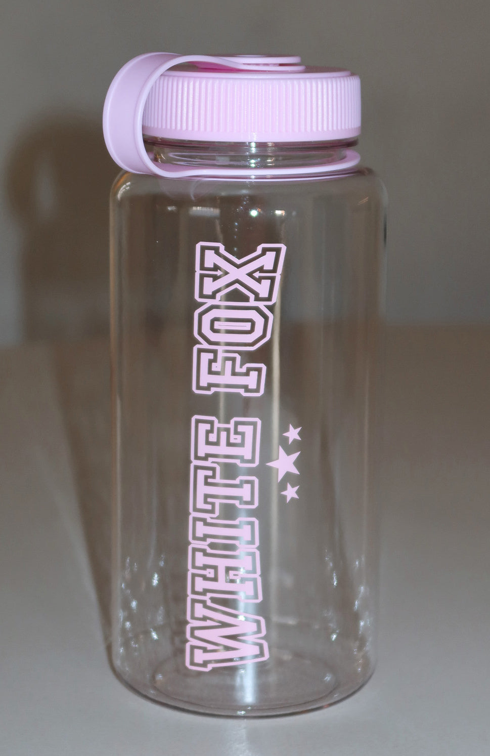 Campus Drink Bottle 1 Litre Clear/Pink