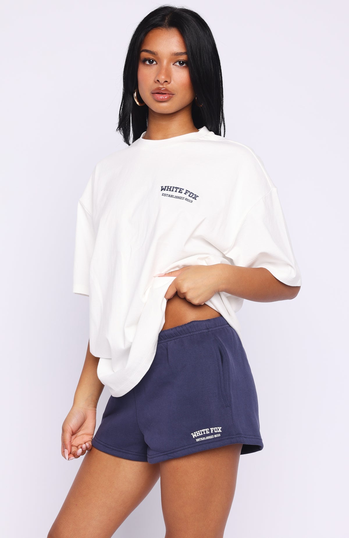 Can't Miss It Oversized Tee White