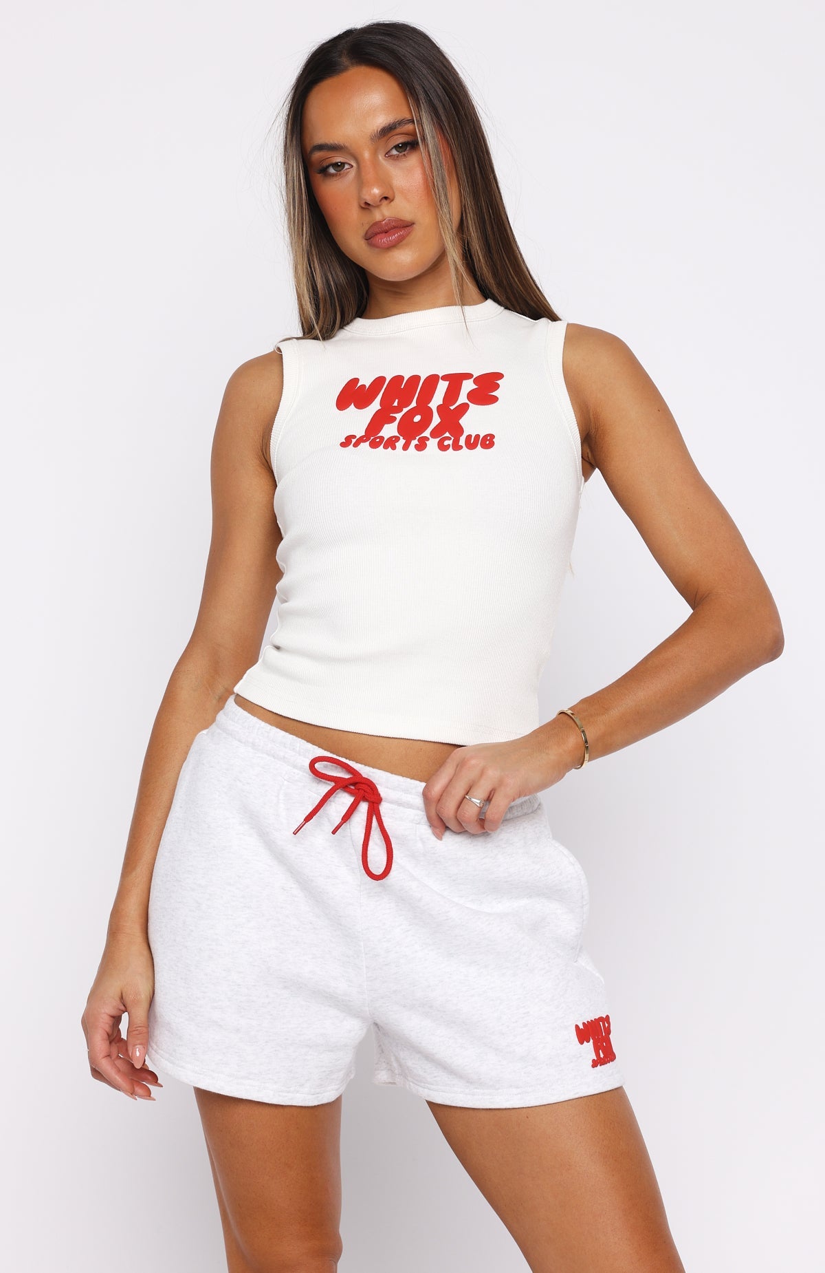 Club 14 Allie Lounge Shorts Grey Marle
