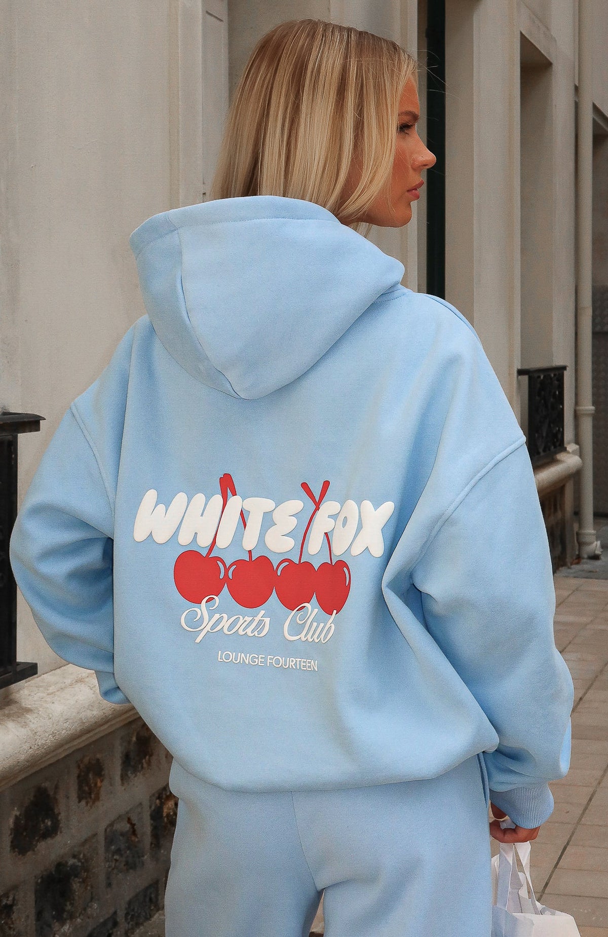 Club 14 Cassie Boxy Hoodie Blue